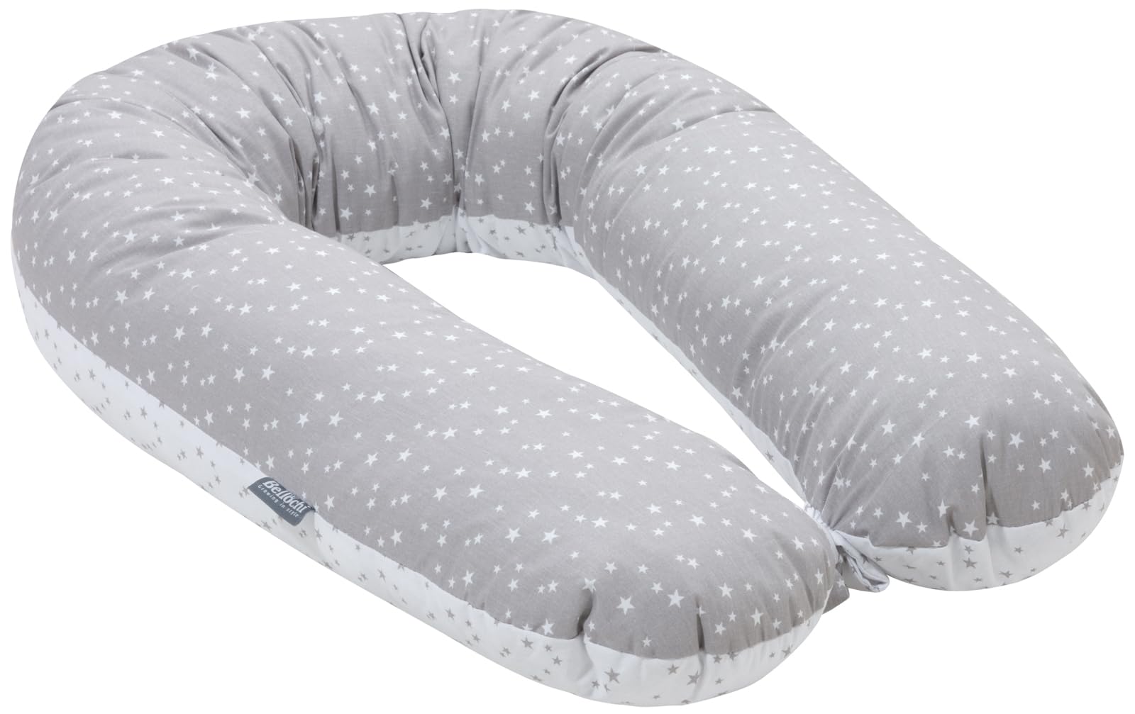 Bellochi | Almohada de Embarazo en Forma de V 2 en 1 | Extra Larga 170cm | Ancho 15cm | Circunferencia 45cm | Relleno de Silicona Hipoalergénica | Algodón | Polaris