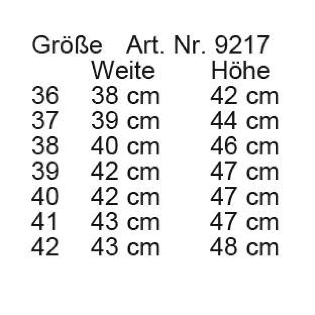 HKM Unisex Valencia normalne/szerokie Oficerki Brązowy 43