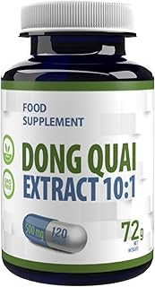 Dong Quai Extrait 5,000mg Equivalent (500mg d'extrait 10:1) 120 gélules végétaliennes
