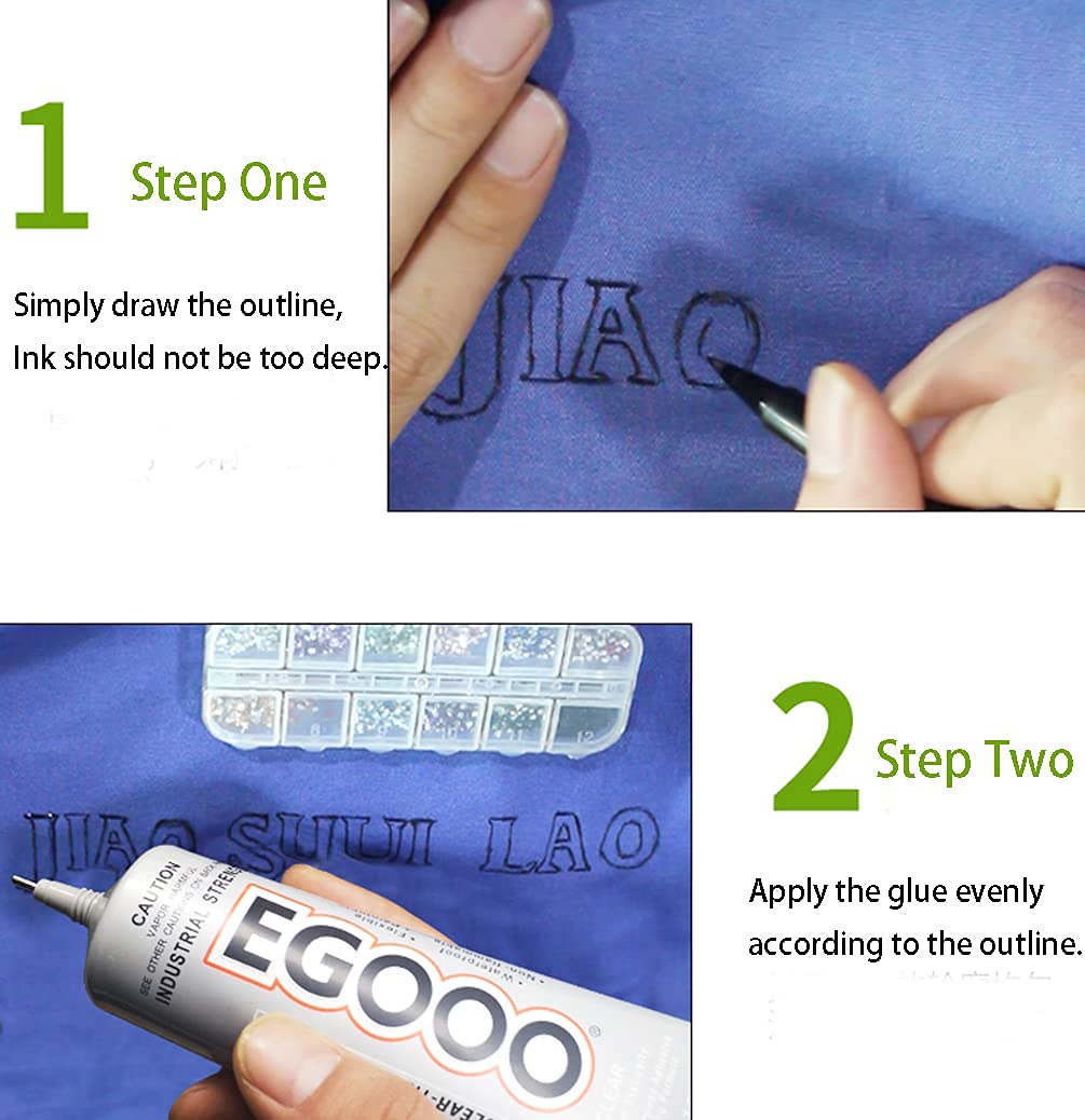 Fabric Glue,Super Glue for Clothes Garment& Metal, Clear Adhesive for DIY Costume with Jewelry Diamonds, Transparent Soft Sealant for Ceramic Leather Wood Crafts 1.7 Fl Oz, 75g