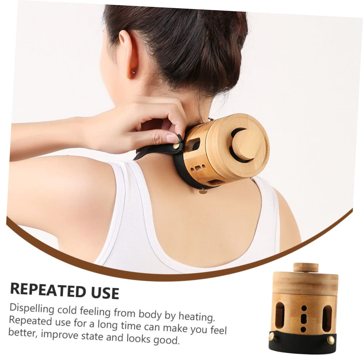 Box Smokeless Moxibustion Jar Moxa Burning Tool Moxa Cone Holder Portable Moxibustion Tank Moxa Cone Burner Moxa Tube Moxa Stick Burner Holder