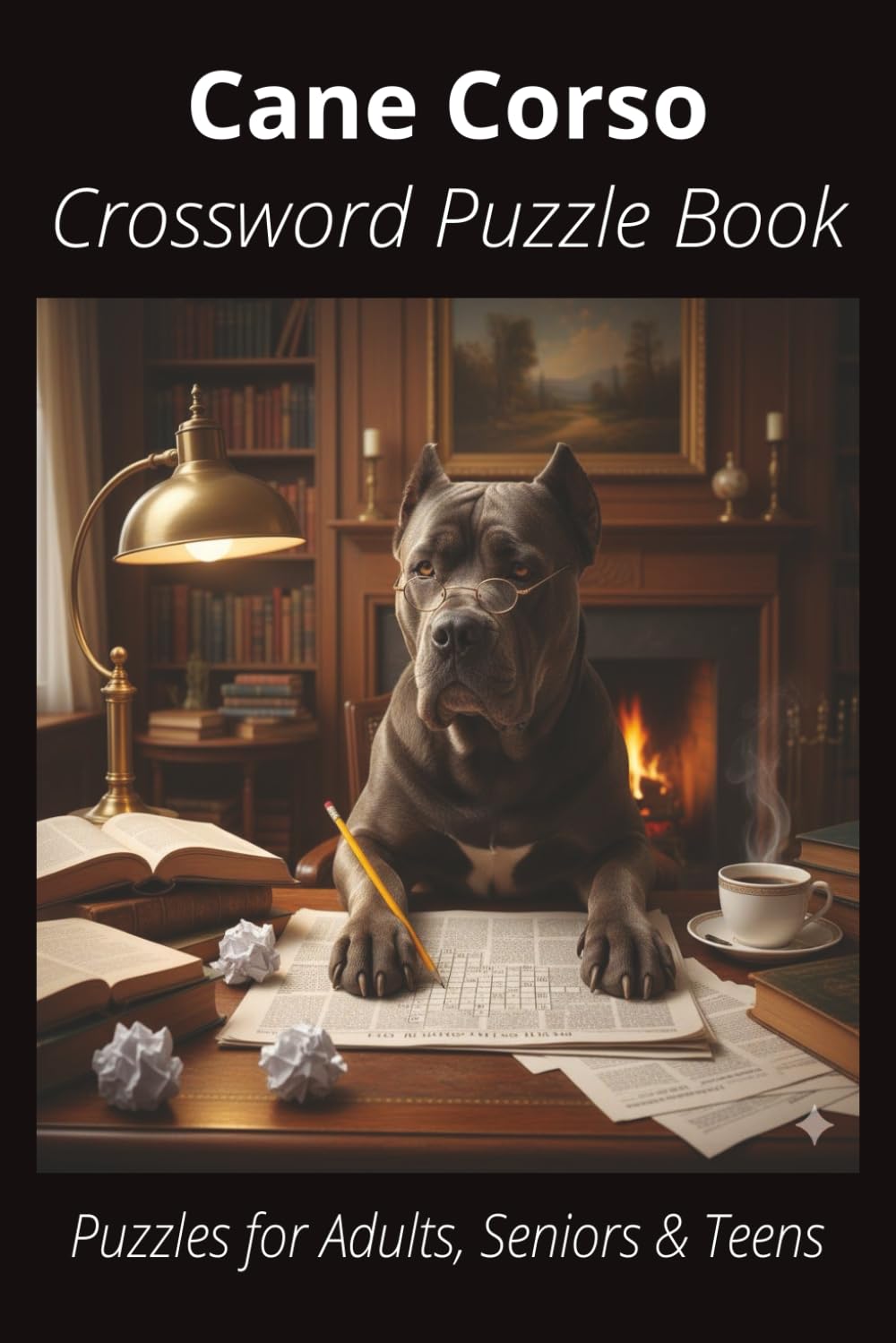 Cane Corso Crossword Puzzle Book: Crossword Puzzles with Easy-to-Read Print About Cane Corsos, Loyal Companions, Training, Fun Facts & More | 6x9”, ... Pet Lovers, Vacations, and Relaxing Moments