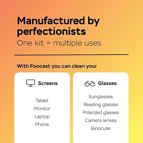 Miniatura 5 de Kit de spray limpiador de lentes (3 x 4 onzas), hasta 1500 tiempos de pulverización de lentes, también ideal para pantallas, gafas de sol,