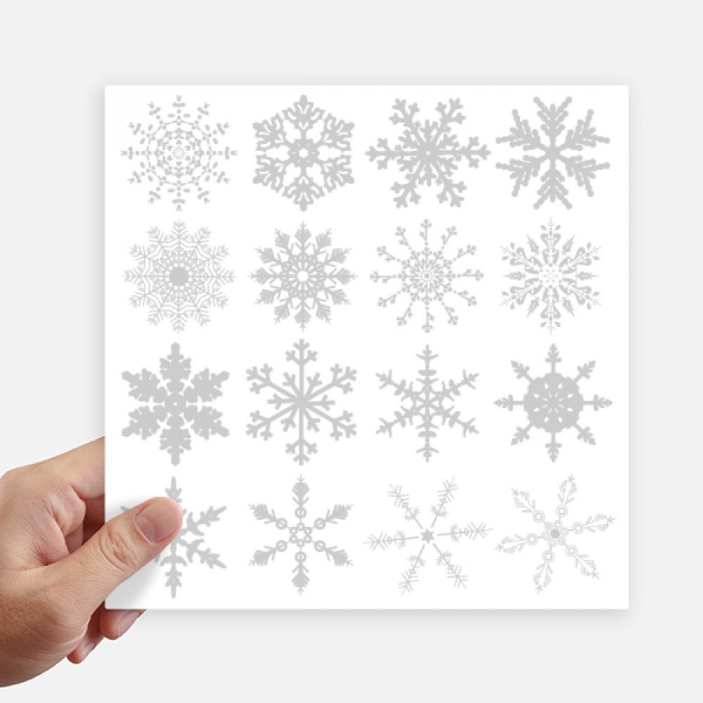 Autocollant de Noël flocon de neige pour protéger et décorer valise et ordinateur