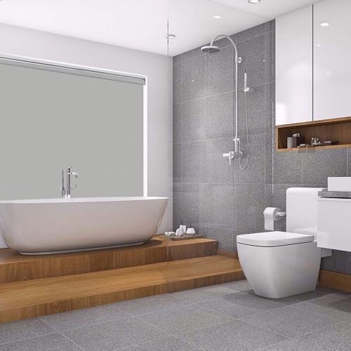 Miniatura 7 de SEEYE Persianas enrollables opacas sin cordones, persianas de ventana, privacidad, impermeable, con aislamiento térmico, cortina de tela con