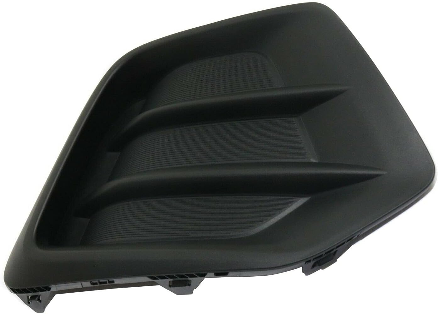 DAT AUTO PARTS Front Right Passenger Side Fog Light Hole Cover Trim Lamp Molding Bumper Insert Replacement For 2017-2022 Chevrolet Chevy Trax Black Textured Plastic GM1039226 42537708