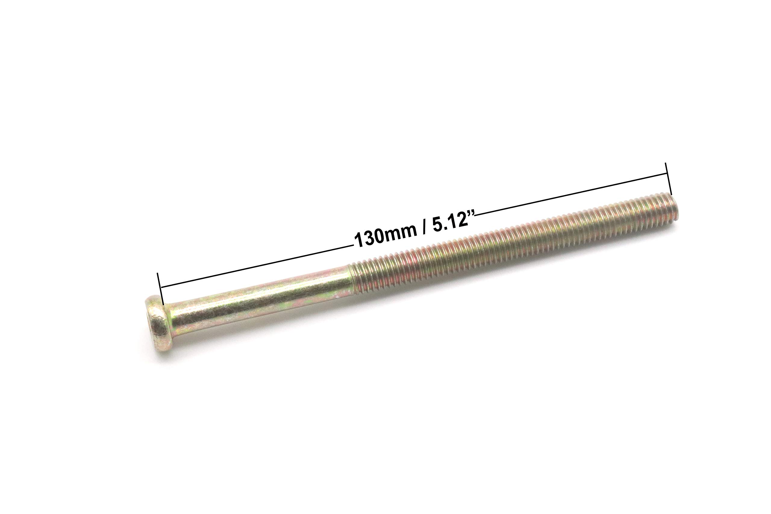 10Pack M8 x 130mm Hex Drive Socket Cap Furniture Bed Bolt for Crib