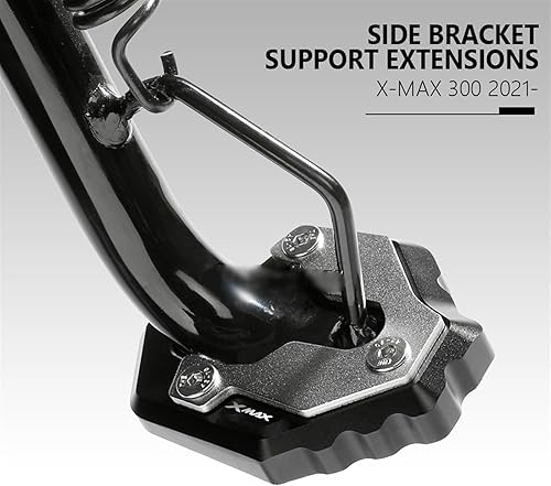 Miniatura 2 de for New Motorcycle Accessories Kickstand XMAX300 Xmax X-MAX 300 X-MAX300 2021 2022 Side Stand Enlarge Extension Extended Tripod (Color  Gold)