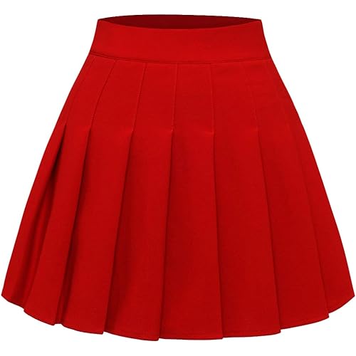Pleated Skirts for Women High Waist Mini Tennis Skater Skirt Casual Basic Skirts Cheerleader