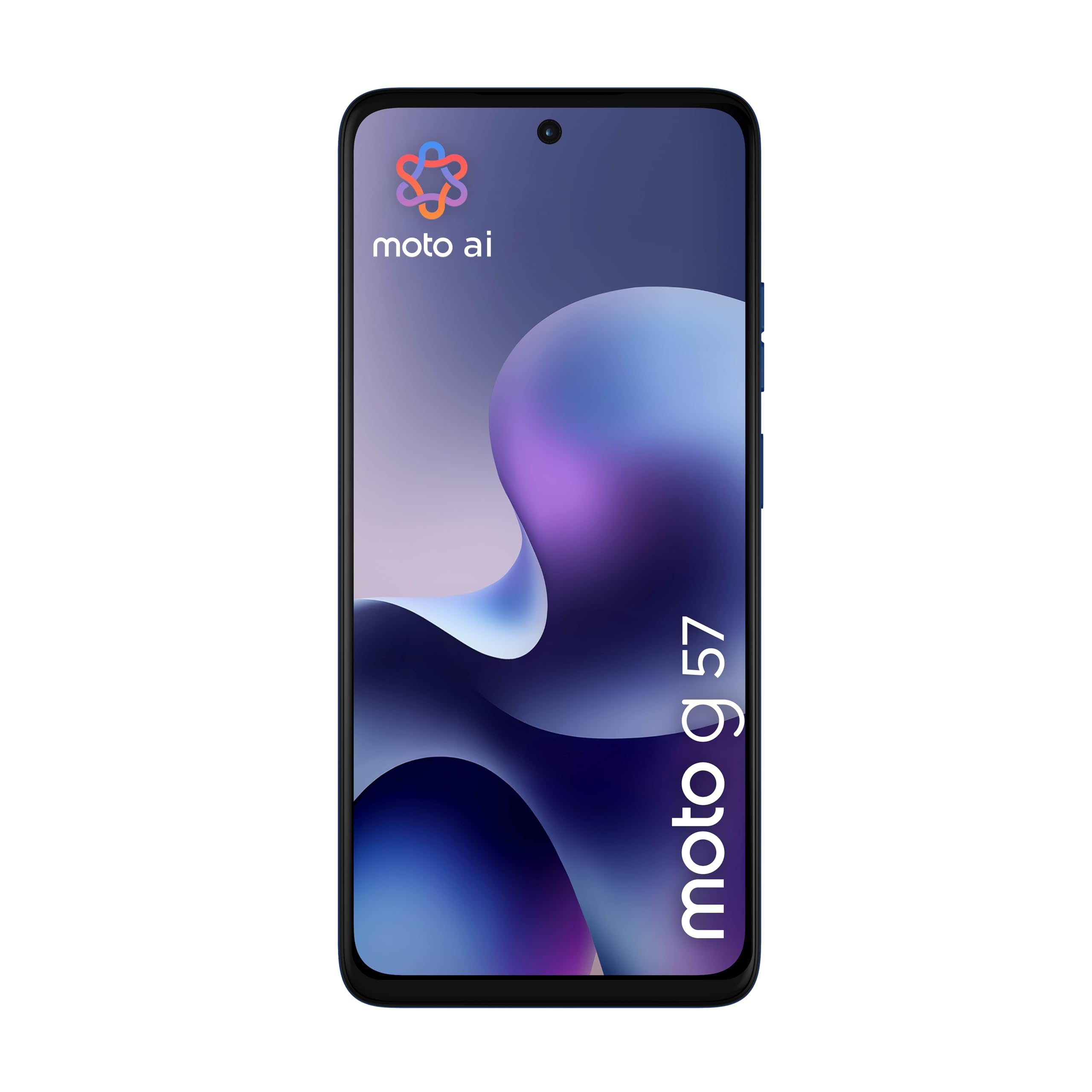 Motorola Moto G57 con 3 años de garantía (8/256 GB, cámara 50 + 8 MP + sensor parpadeante, pantalla 6,72 pulgadas 120 Hz, 5100 mAh, Snapdragon 6s Gen 4, Android 16), Pantone Regatta