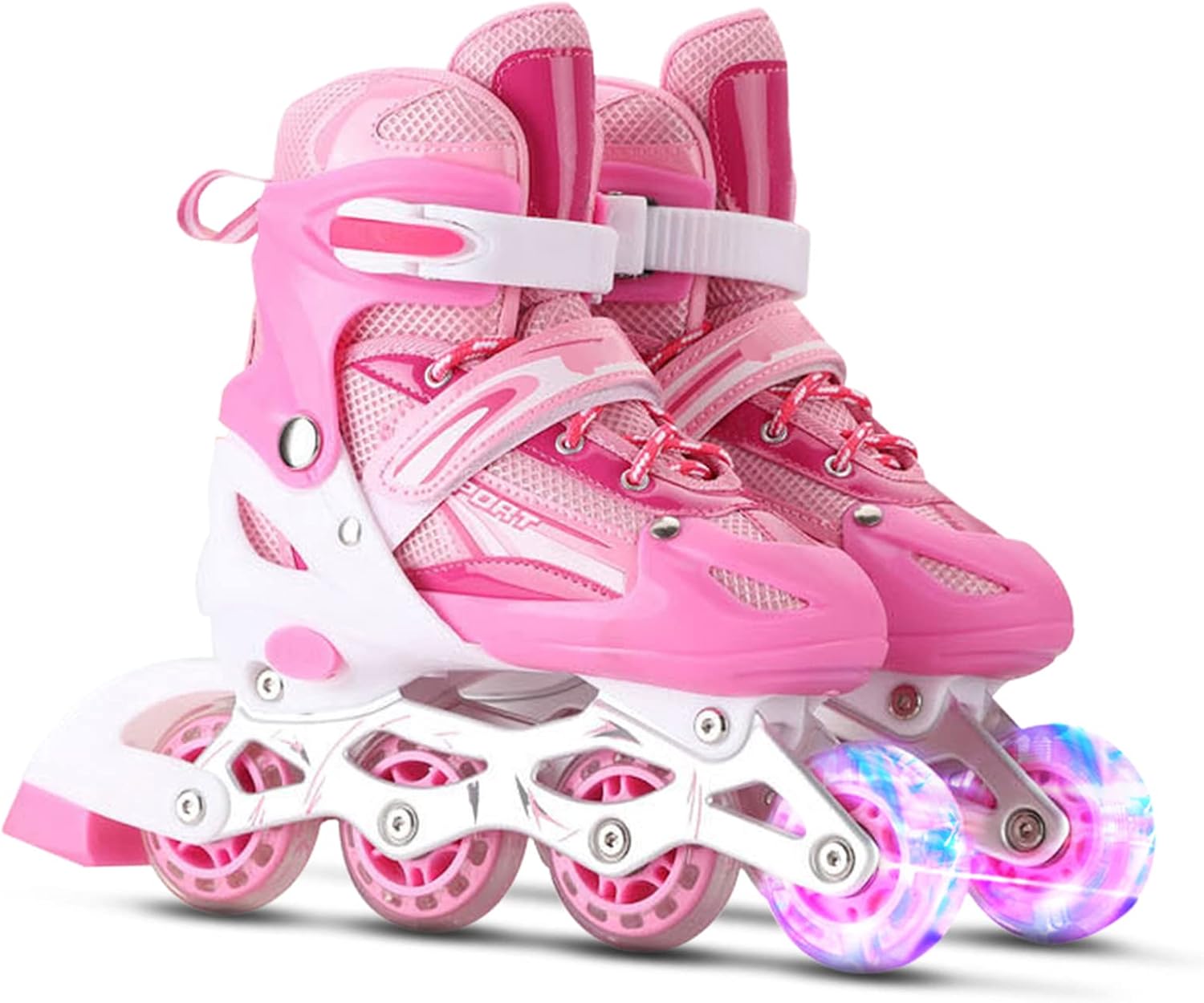 BUZHI Inline Skates Adjustable Illuminating Inline Skates