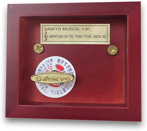 Miniatura 236 de BinkeGG Caja de música con forma de corazón hueco de madera con mecanismo musical Sankyo, melodía: Howl's M0ving Castle (Merry Go Round of Life)