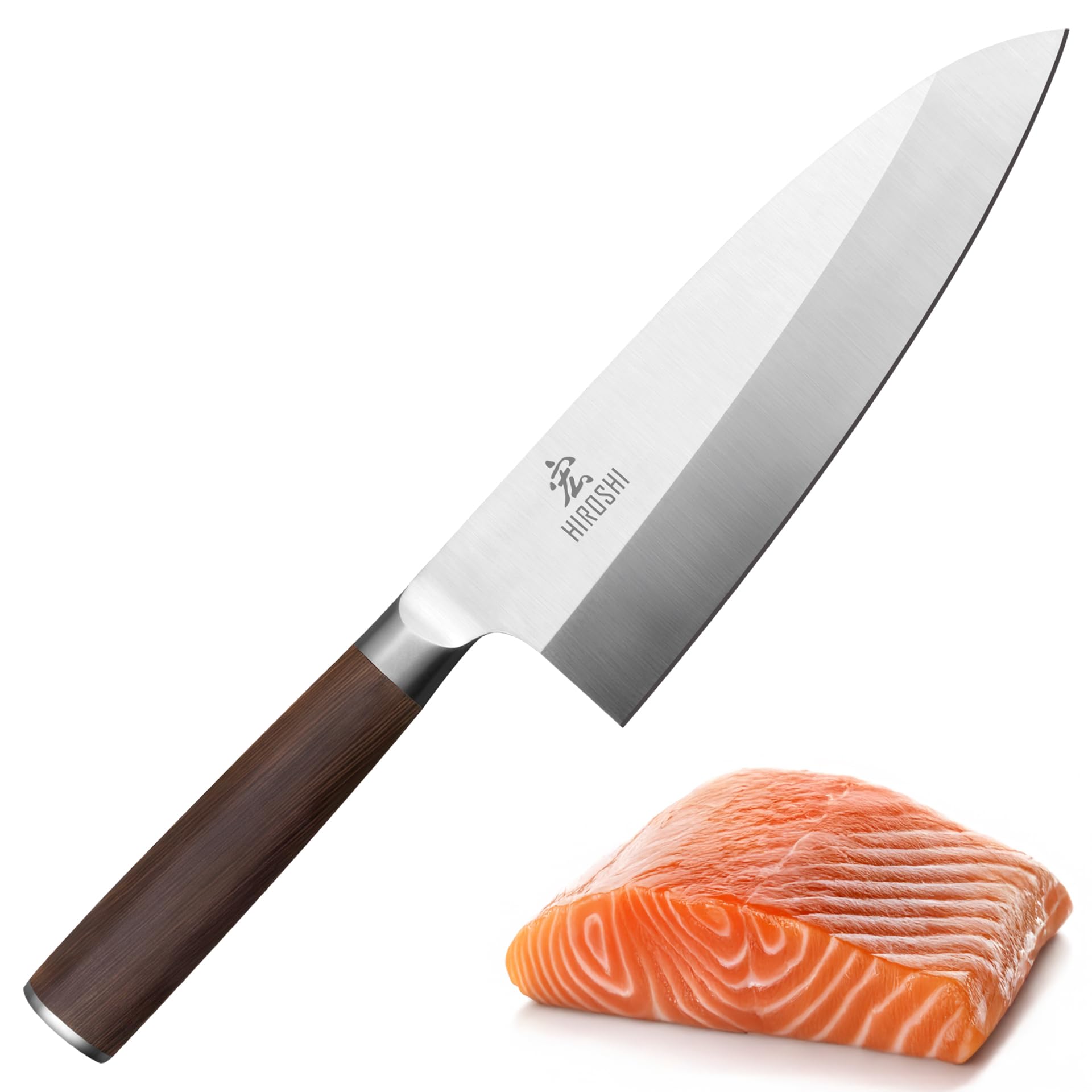 Amazon | HIROSHI宏 出刃包丁 大型魚用包丁 魚さばき 三枚おろし 肉