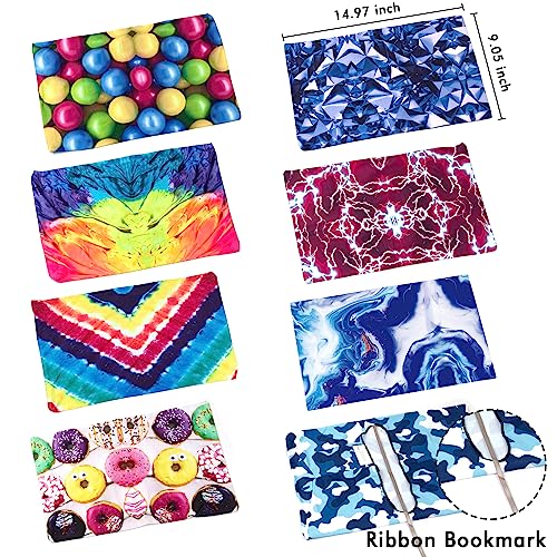 Housse de livre nylon extensible pour manuel scolaire rigide grand format x8