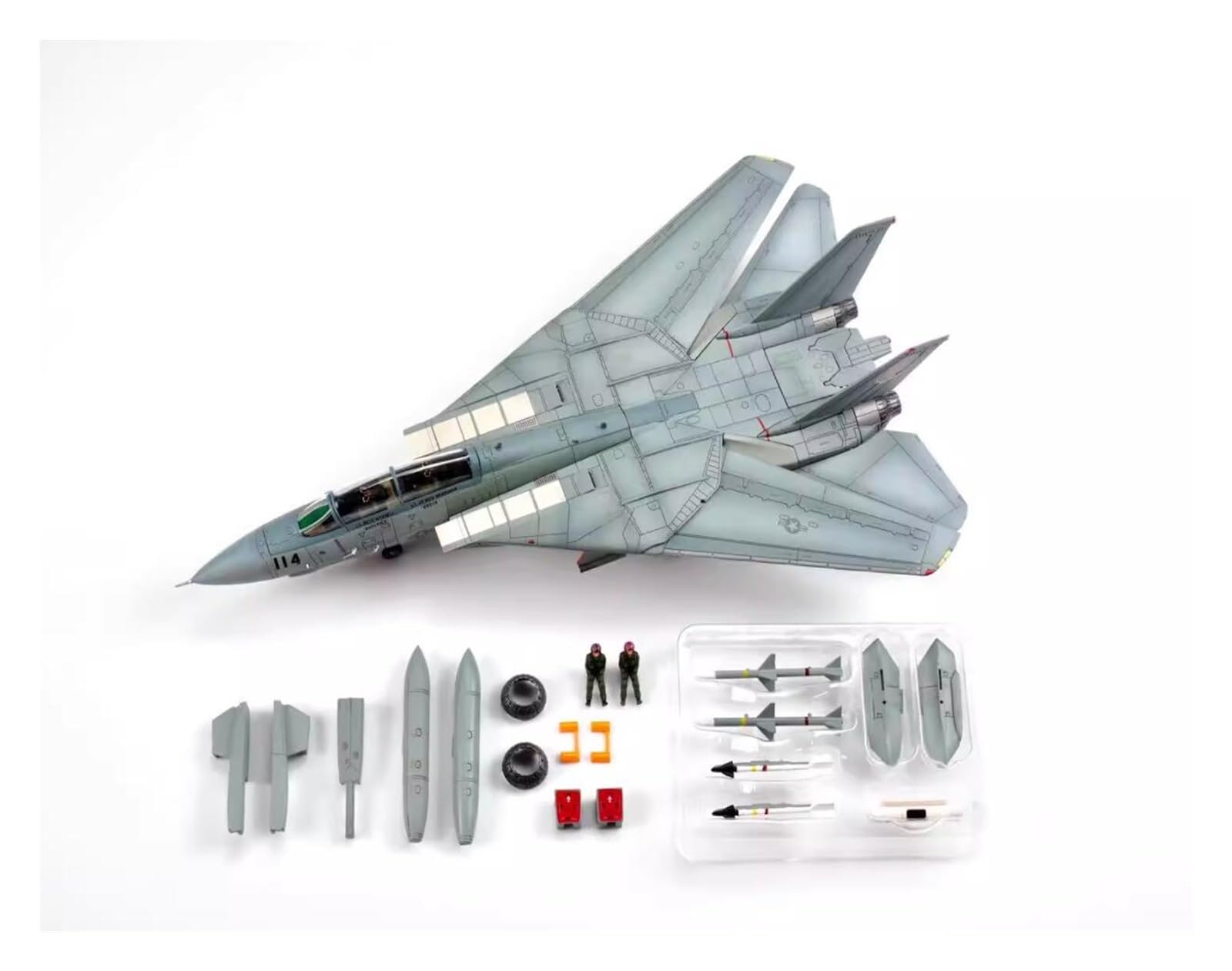 Aerei Modello su Piccola Scala 1 72 per Modello da Caccia F-14A Militare Americano Modello in Miniatura Collezione di modellismo Ornamento Regalo Kit di Costruzione di Modelli