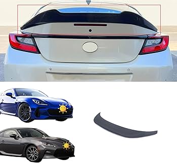 汎用 リアスポイラー リアウイング リヤ カナード BRZ GR86 ブラック Amazon | CARIG トランクスポイラー スバル BRZ ZD8 / トヨタ GR86 ZN8
