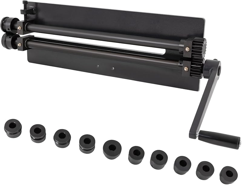 Metal Bead Roller, 18Inch Sheet Metal Bead Roller Machine with 6 Sets Dies Metal Rotary Forming Machine Bead Roller Tool 1.2mm/18Ga