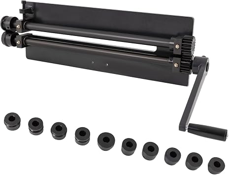 Metal Bead Roller, 18Inch Sheet Metal Bead Roller Machine with 6 Sets Dies Metal Rotary Forming Machine Bead Roller Tool 1.2mm/18Ga