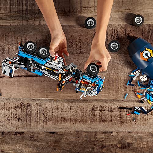 LEGO Building Block Technic Multicolour Plastic Concrete Mixer Truck 42112 Building Set - Image 10