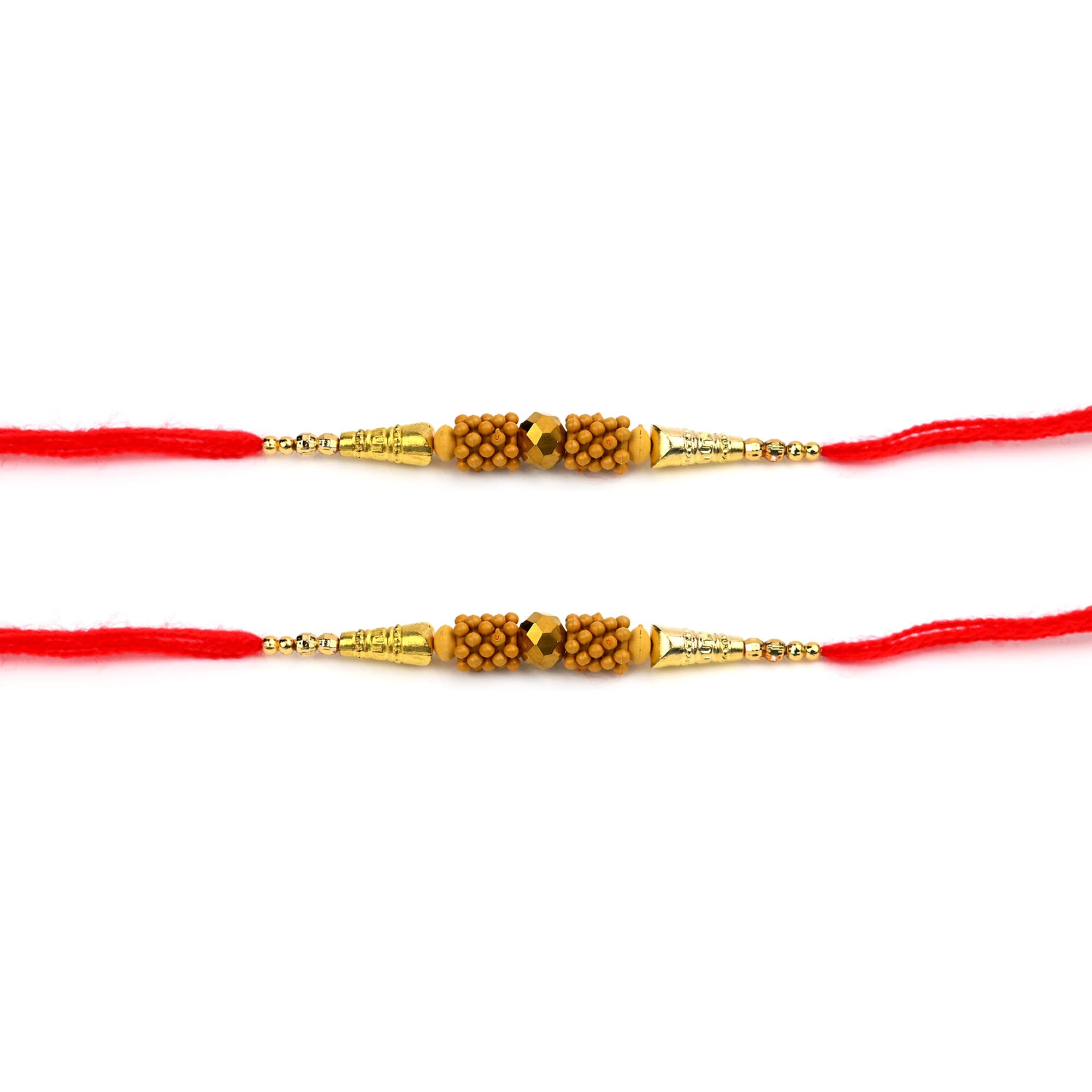 RUDRA CENTREFaceted Bead Rakhi for bhai