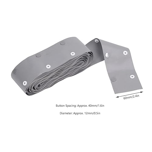 Miniatura 6 de Cable Protective Tube, Flame Retardant Cable Sleeving Eco Friendly POM Button for Industrial (5M)