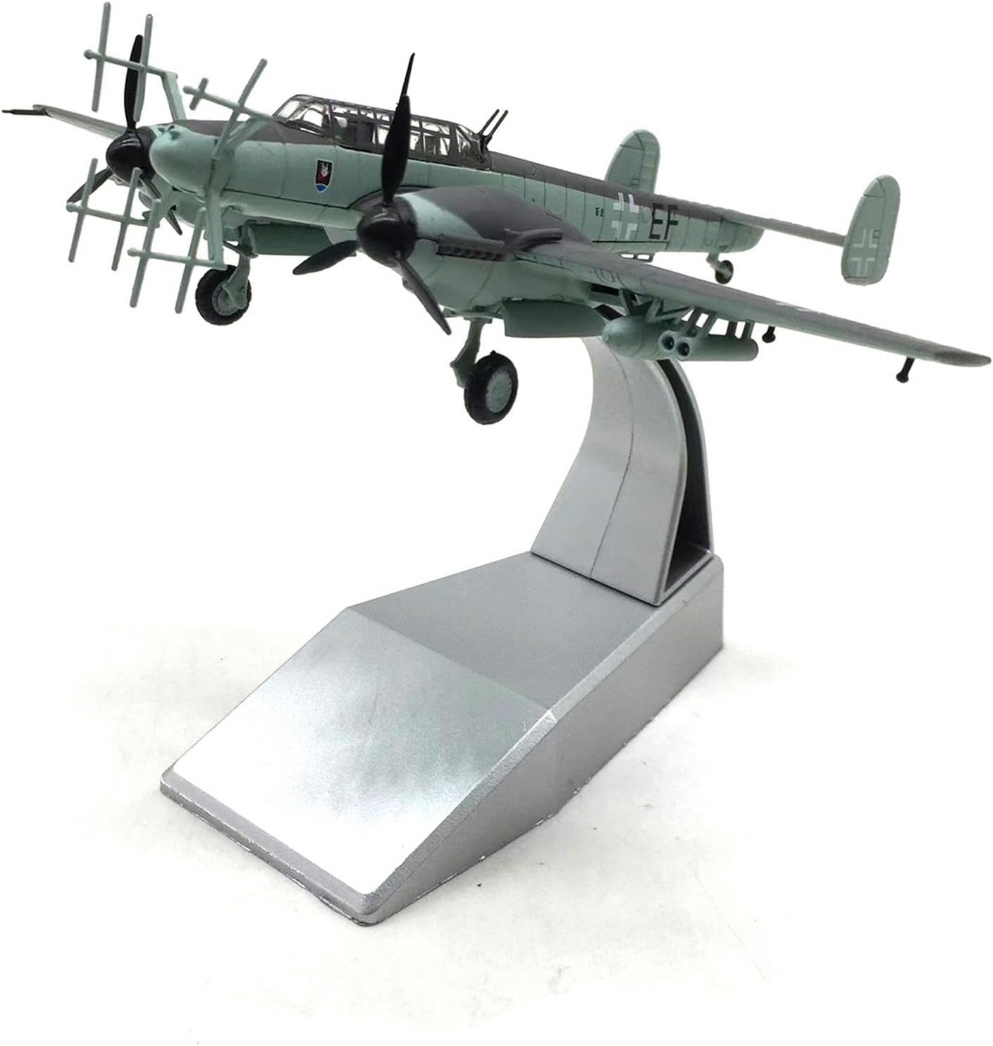 1/100 WWII German Bf-110 Fighter G-4 Alloy Aircraft Model Military Display Craft