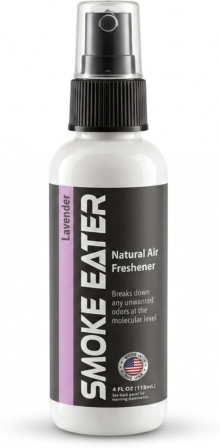 Smoke Eater Odor Eliminator Spray & Air Freshener, Lavender, 4 oz