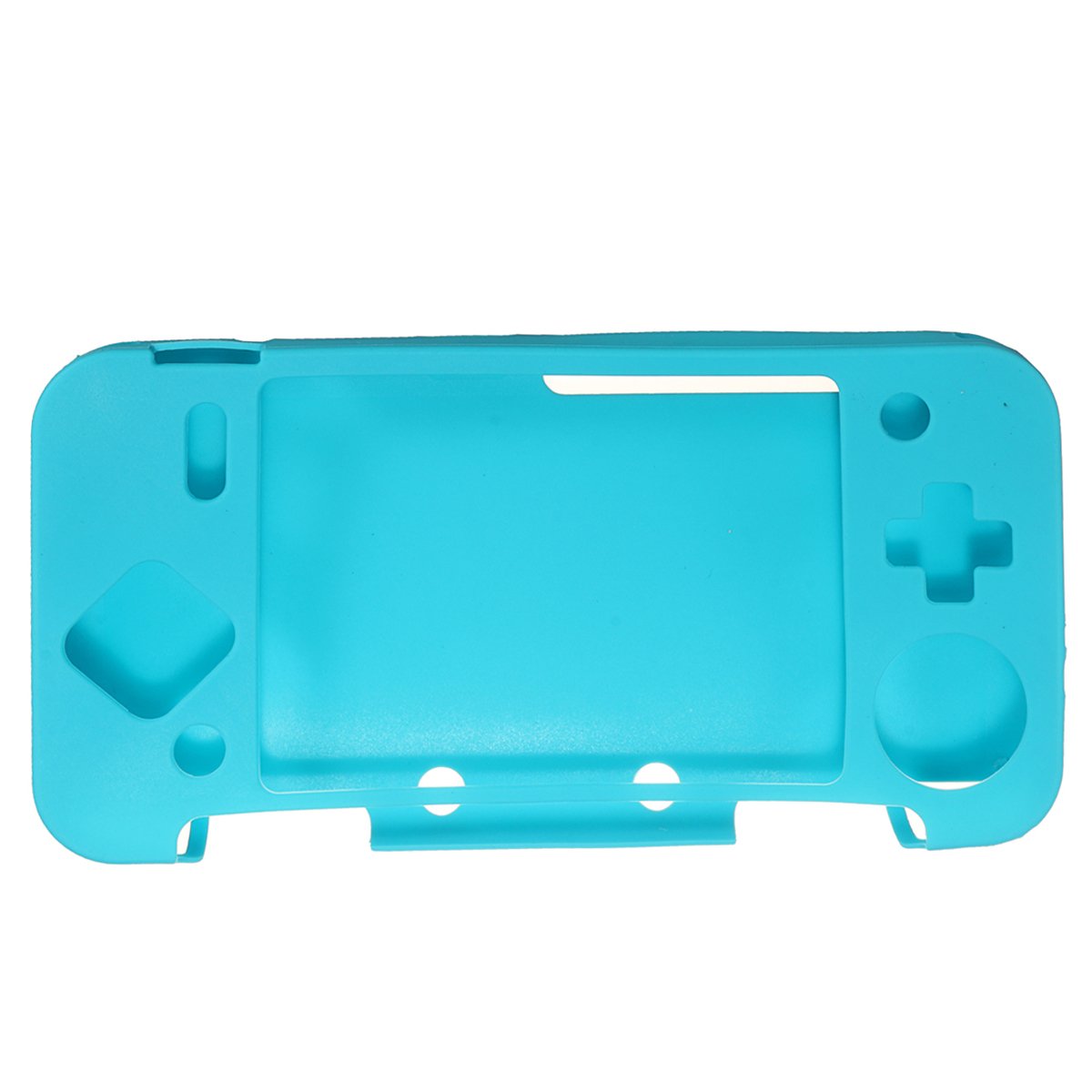 C-FUNN Funda Protectora De Silicona Suave Funda De Piel para Nintendo Nuevo 2Ds XL/Ll - Azul 3