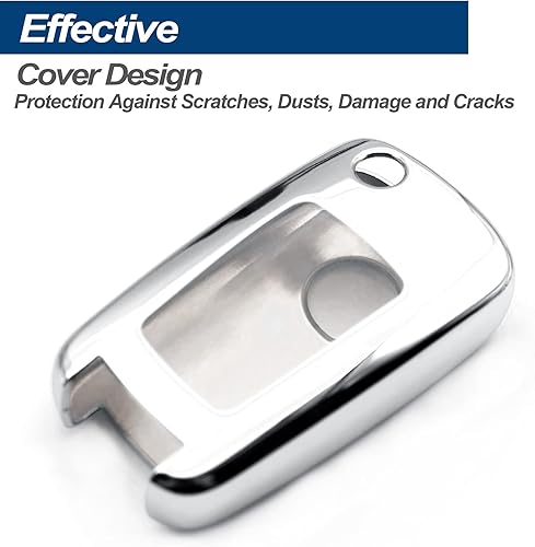 Miniatura 4 de Funda protectora para llave de entrada sin llave, compatible con Chevrolet Chevy Equinox Encore Camaro Cruze Malibu Impala Buick Regal Lacrosse GMC