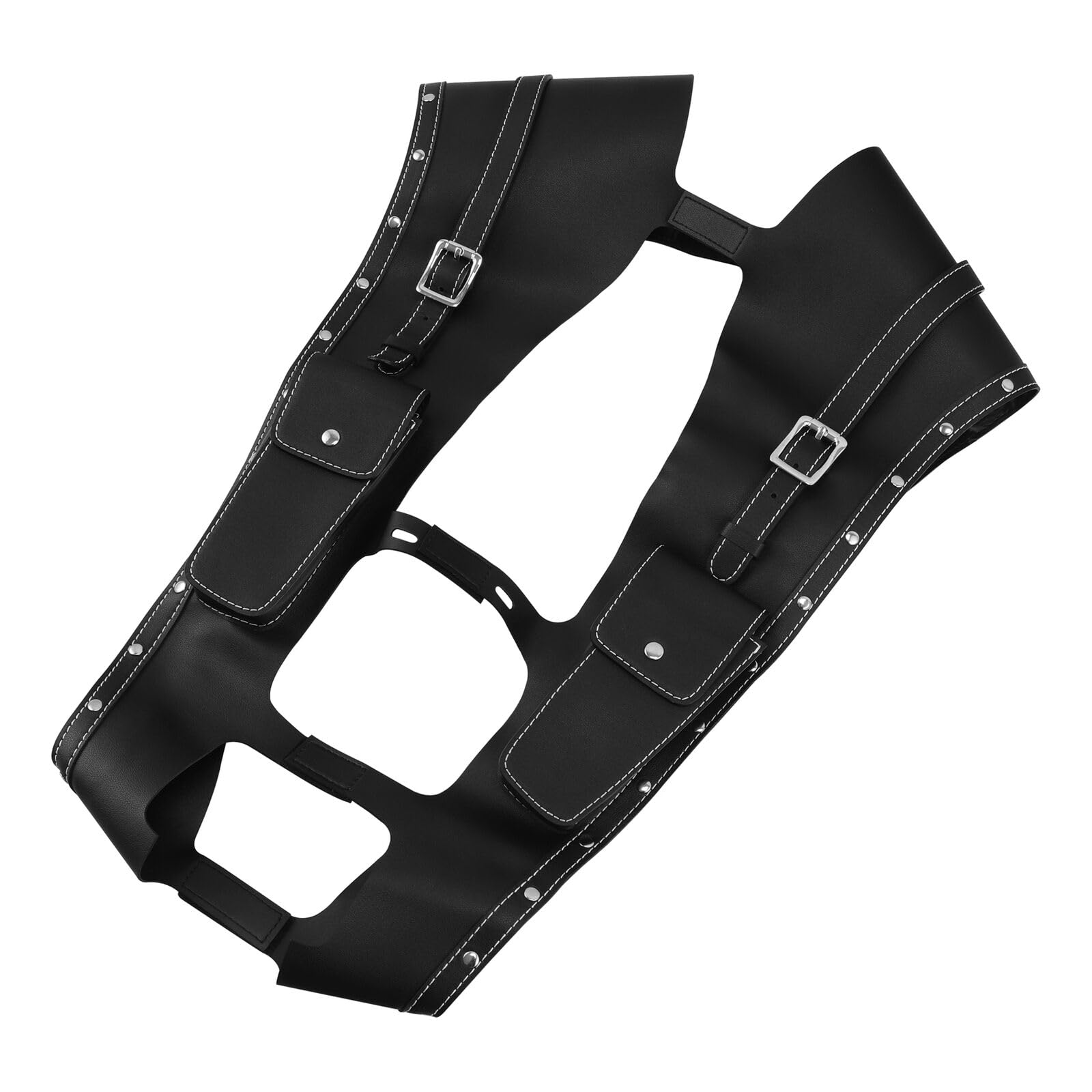 C.C. RIDER Motorcycle Fuel Tank Bags Fit For BMW R18B and R18 Transcontinental 2022-2024, One Pair PU Leather Storage Bags, BMW R18 Tank Decoration