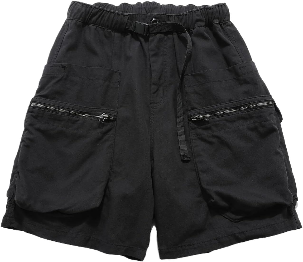 Summer Zipper Work Shorts Men's Loose Casual Pants