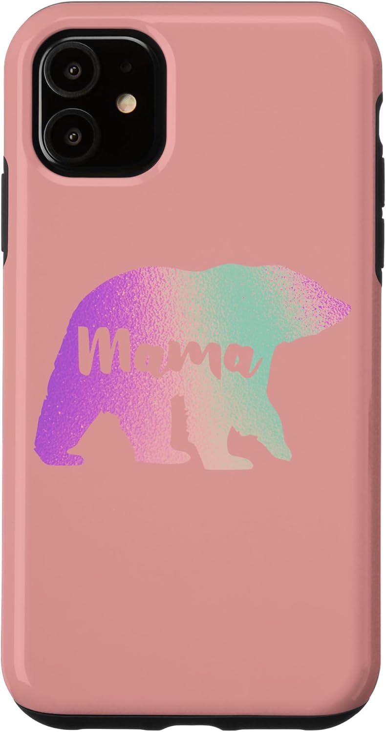 iPhone 14 Pro Rainbow Mama Bear Rose Case