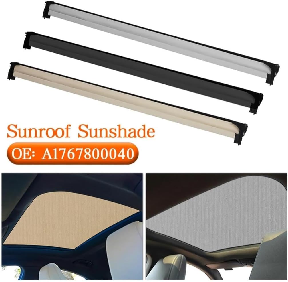 DorkTees Car Sun Shade Sunroof Sunshade Curtain Assembly for Mercedes for Benz for Cla Class X117 C117 for Cla 180 200 220 250 260 45 2014-2016 A1767800040