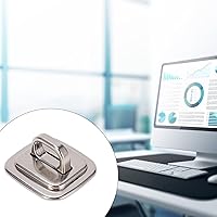 Vista 7 de Sonew Base de anclaje de seguridad para bloqueo de computadora antirrobo de cable placa fija para computadoras portátiles, tabletas, monitores