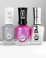 Vista 7 de Sally Hansen Miracle Gel - Esmalte de uñas de calidad de salón Fórmula similar al gel, sistema de dos pasos, no necesita luz UV, larga duración