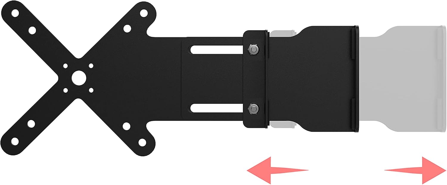 CTA Digital ADD-CRHVESAB Adjustable Card Reader Holder with VESA Plate for POS Stations (Black)