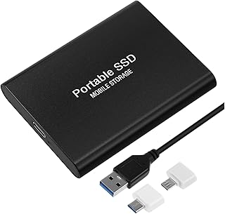 UKCOCO Disco Rígido Disco Rígido Externo De Plástico Hdd Portátil Disco Rígido Portátil Disco Rígido Externo Portátil Disco Rígido Compacto Unidade De Armazenamento Portátil Disco
