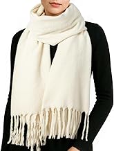 RIIQIICHY Ladies Winter Scarf Women Warm Pashmina Shawl Chunky Large Scarves & Wraps