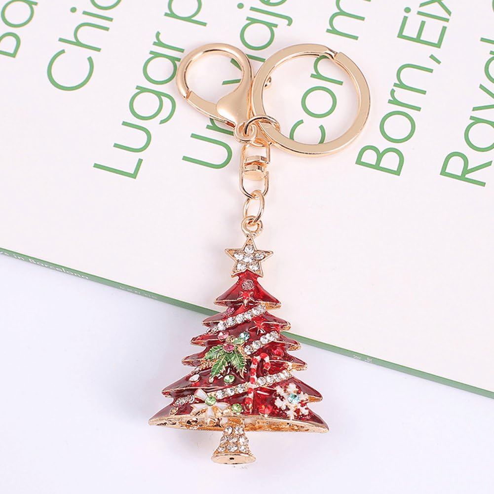 Amazon.co.jp: クリスマスツリーキーホルダー クリスマス ツリー型