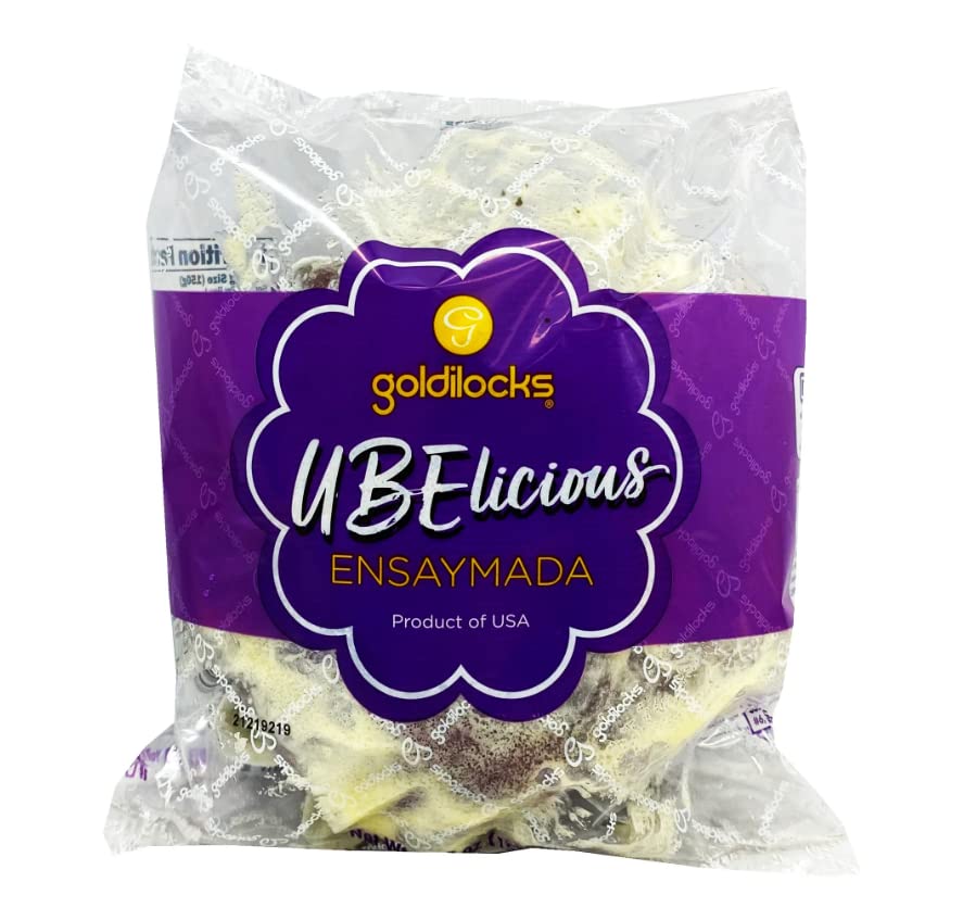 Miniatura 5 de Paquete de 4 Ricitos de Oro Ensaymada Regular, Macapuno, Ube y Ubelicious (Brioche Avec Fromage)