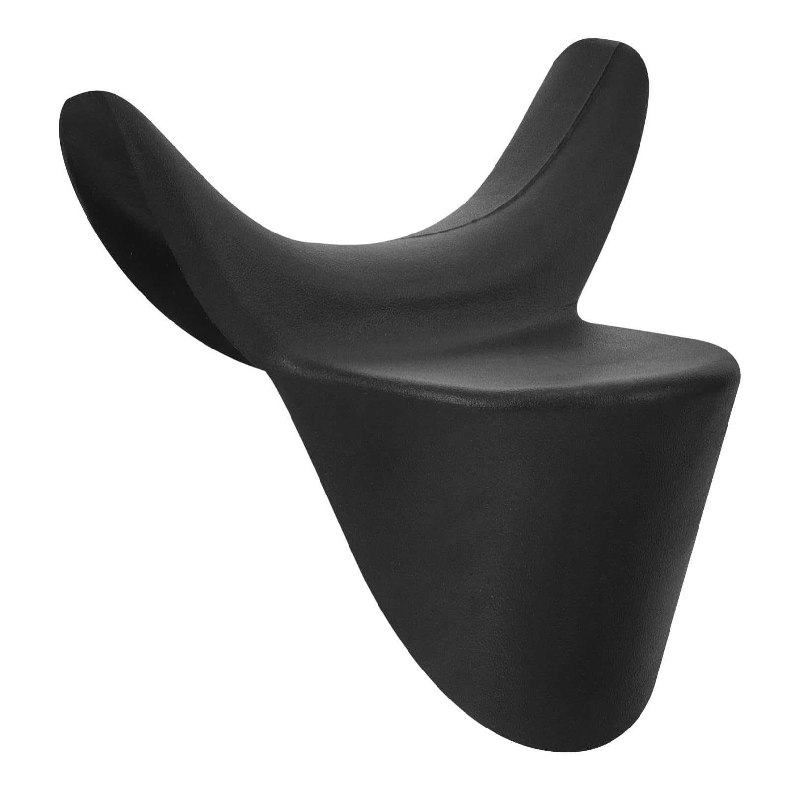 STOBAZA Cuscino Poggiatesta Nero in Pvc per Parrucchiere, Solido e Stabile, Allevia la Pressione Cervicale, per Barber Shop e Uso Domestico