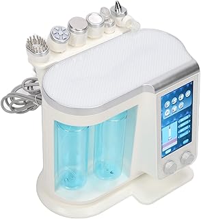 Hydrogen Oxygen Facial Cleanser Machine, Hydrogen Oxygen Facial Cleanser Absorção de Nutrição Melhorar a Elasticidade 7 Em 1 Promover Colágeno para Uso Em Salão (plugue da ue)