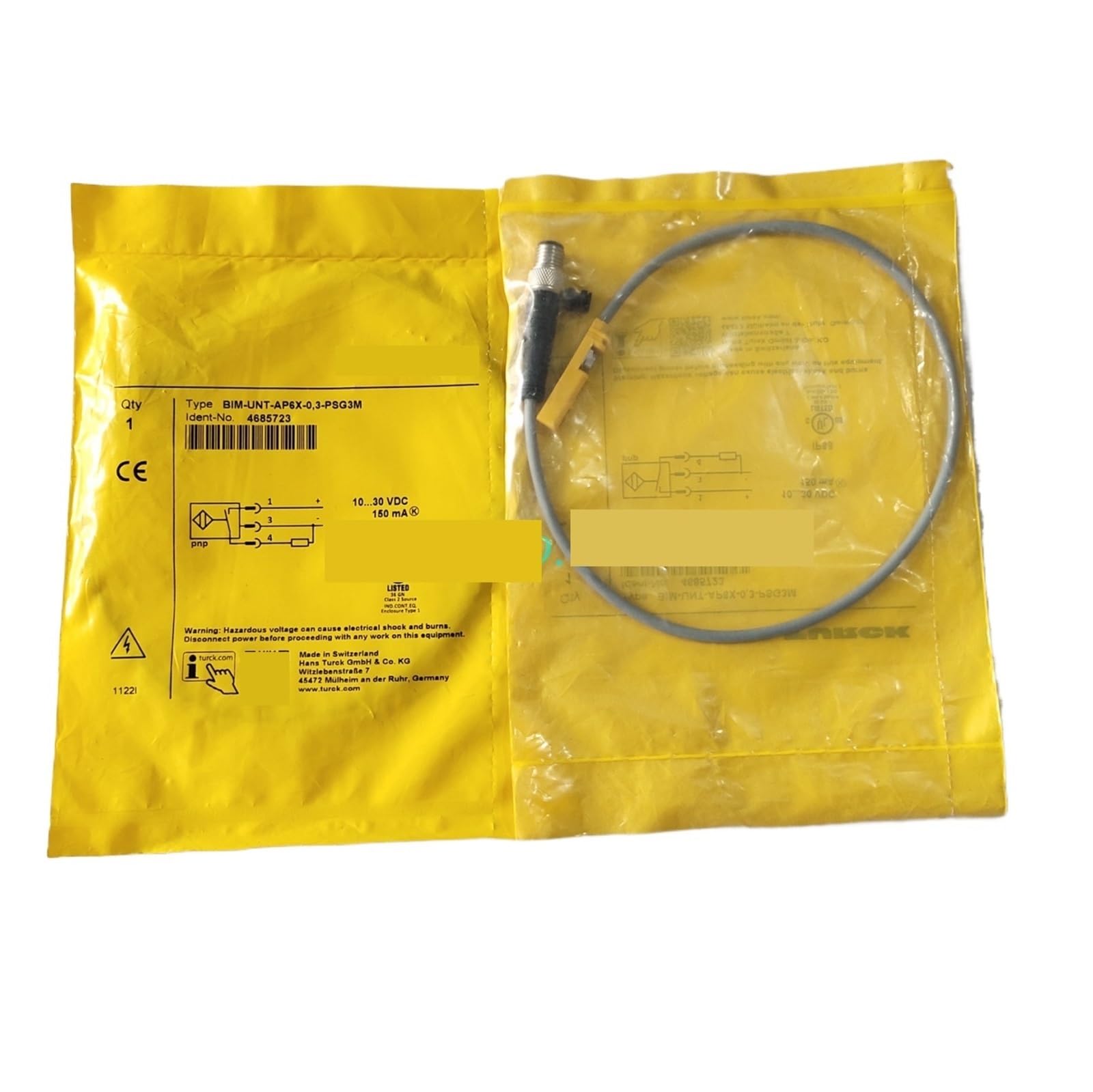 CXFCIHFT 1PCS BIM-UNT-AP6X-0,3-PSG3M Magnetic Switch Sensor