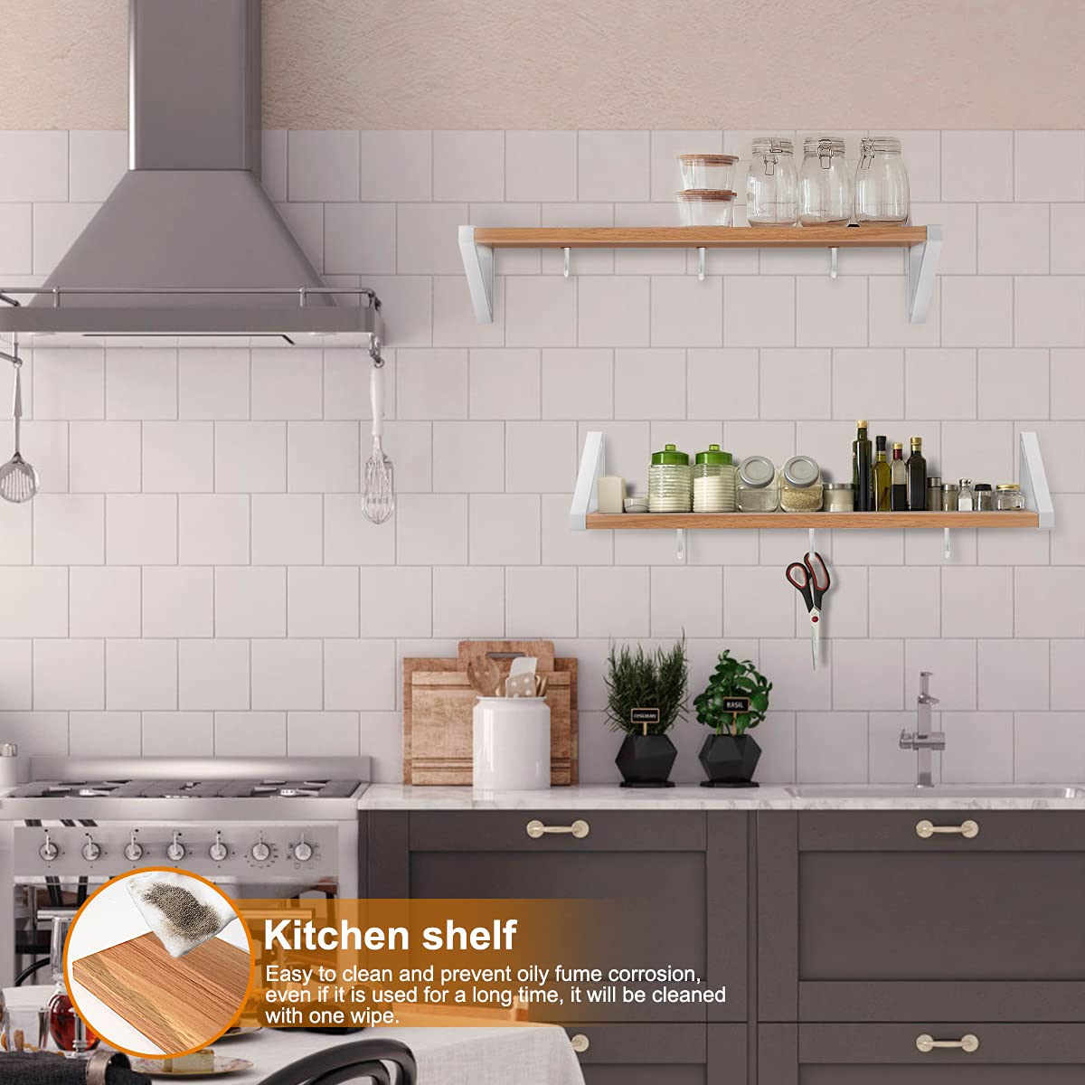 Floating Shelves Small for Wall, Wall Shelves for Bedroom, Premium Floating Wall Shelf, Hanging