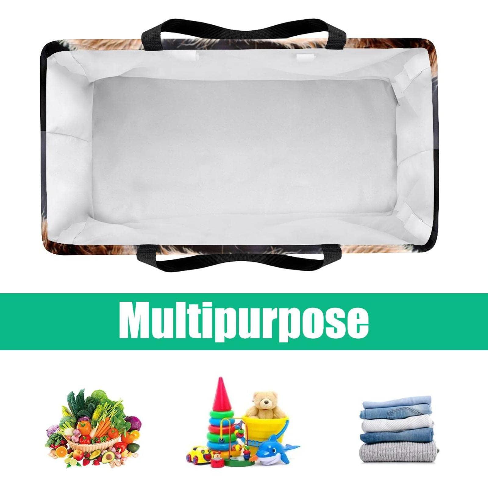HLONK 6 Pack Reusable Shopping Grocery Bags Foldable, Washable Grocery Tote Pouch Heavy Duty Shopping Tote Bag Eco Friendly Purse Bag Fits Pocket Wate - View #8