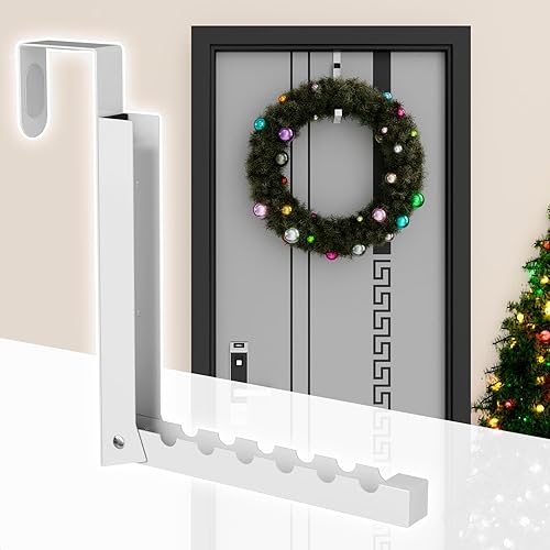 Miniatura 6 de Perchero plegable para colgar sobre la puerta, perchero plegable para colgar en interiores, espacio pequeño, plegable, portátil, gancho plegable,