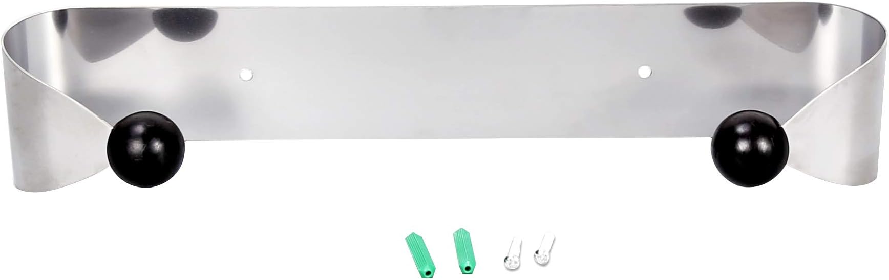 ECOTRIC Wall Mount Stainless Steel Rack Kitchen Paper Towel Holder Under Cabinet