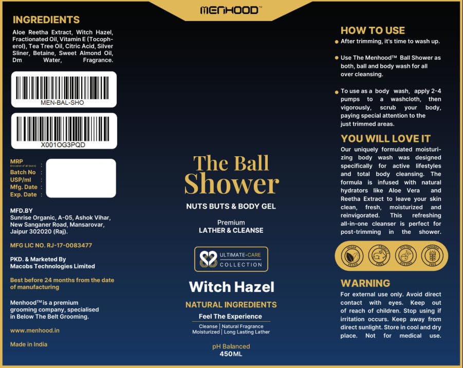 Image of Menhood Ballacious Pacakage Trimmer 1.0 Pro Blue,Baller,Pre Trim Gel,Nosar, Ball Shower,Ball Cream,Travel Bag,Mancure Kit, Scoob,Walker,Intimate Wash, Perfume,Replacement Blade& BoxerBrief(S)