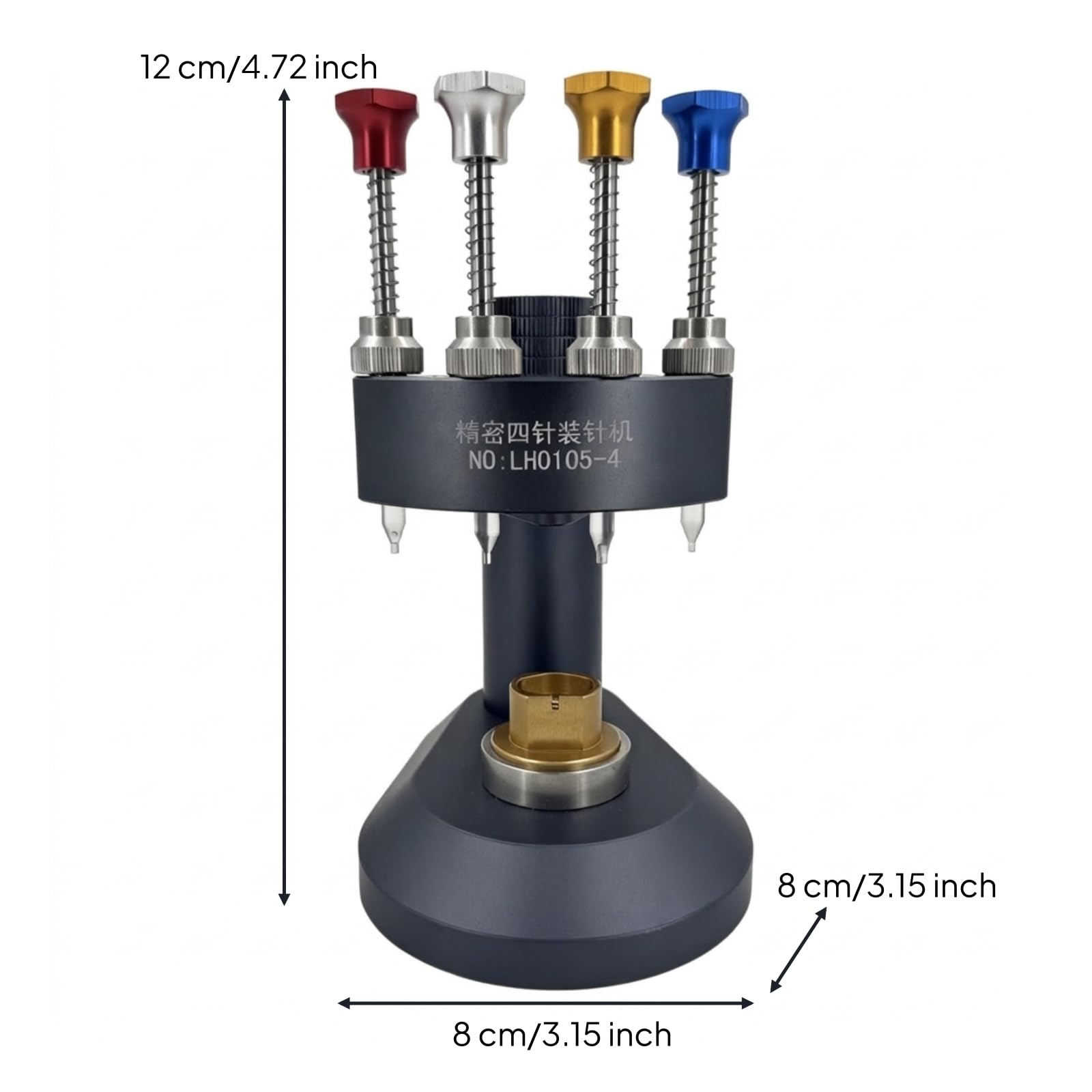 Herramienta Instalación Agujas Reloj Manual Instalador Agujas Reloj Compacto Colocador Manecillas para Aficionados a la Relojería