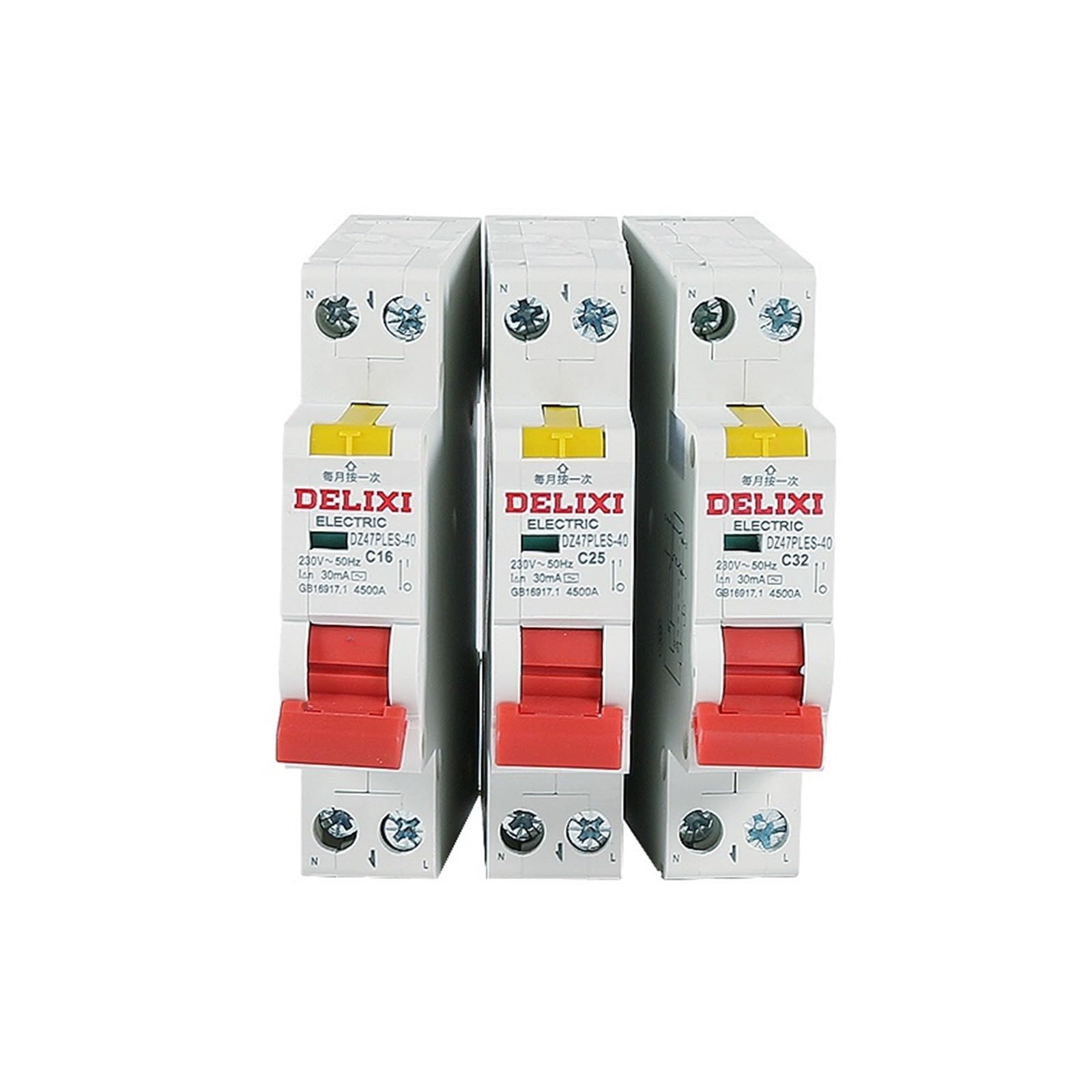 Interrupteur d'air intérieur DZ47PLES pour sécuriser les proches du choc électrique